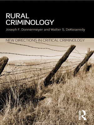 cover image of Rural Criminology